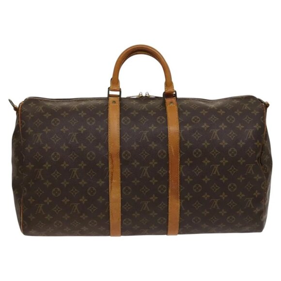 LOUIS VUITTON Monogram Keepall Bandouliere 55 Boston Bag - Picture 2 of 16
